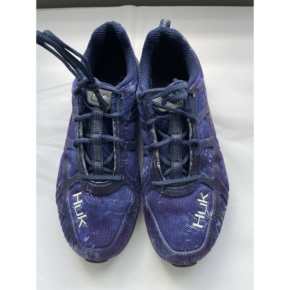 Huk Performance Fishing Sneaker Men's Size 9 Blue Water‎